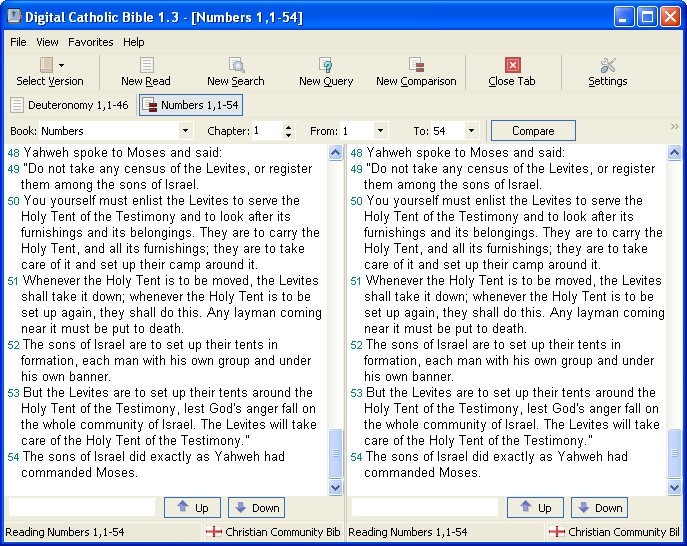 Comparing Chapters