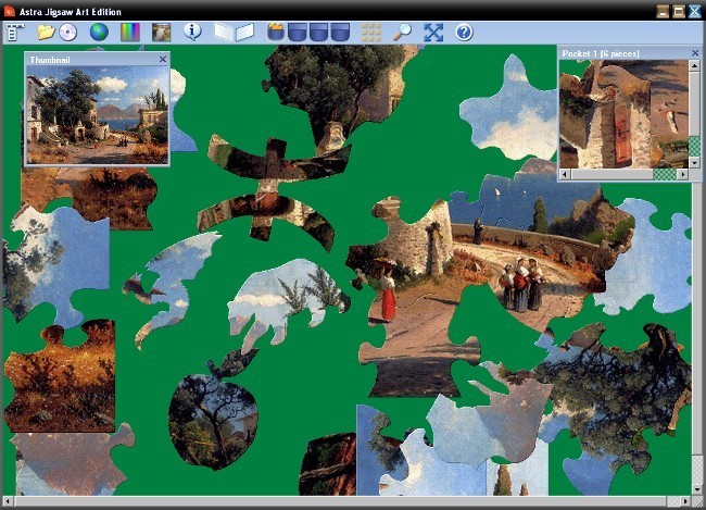 40 pieces jigsaw with Figure Shapes