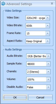 Advanced settings