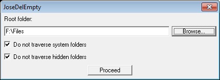 Select Root Folder