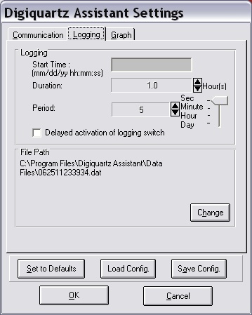 Logging Settings