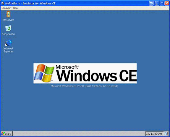 Windows CE Emulator