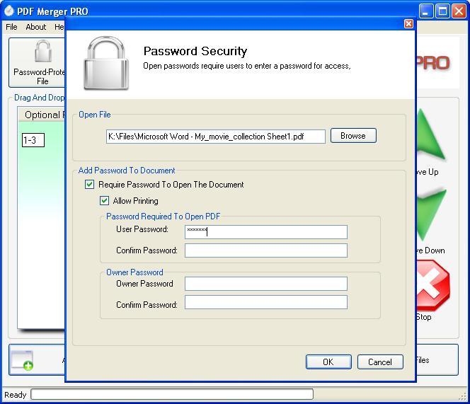 Adding Password Protection