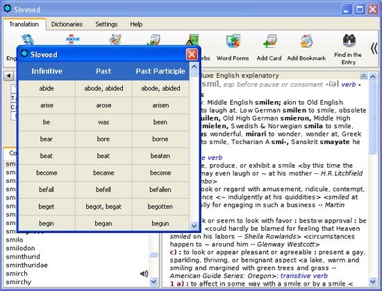 Irregular Verbs