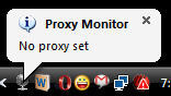Internet Explorer Proxy Monitor in Taskbar