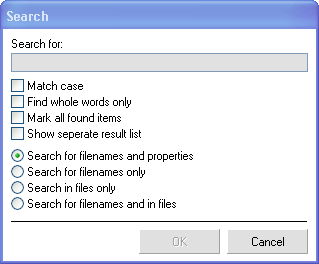 Search Window