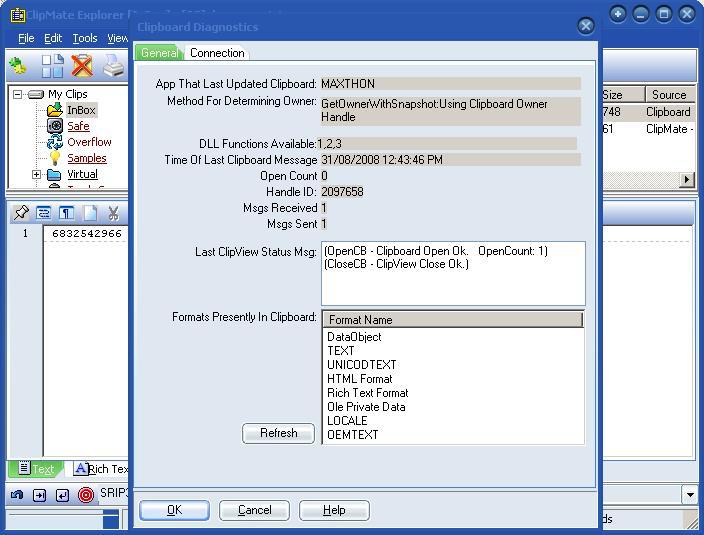 Clipboard Diagnostics