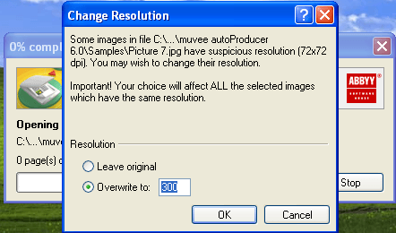 change resolution