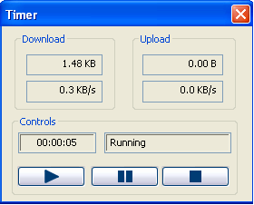 ByteOMeter Timer window