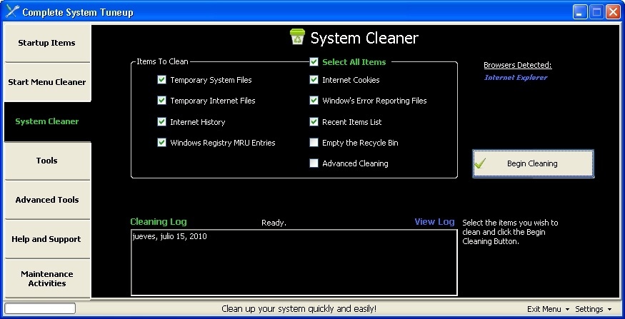 System Cleaner