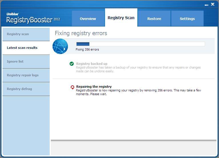 Cleaning Registry Errors