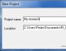 New Project Dialog Box