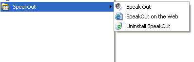 Program in start menu