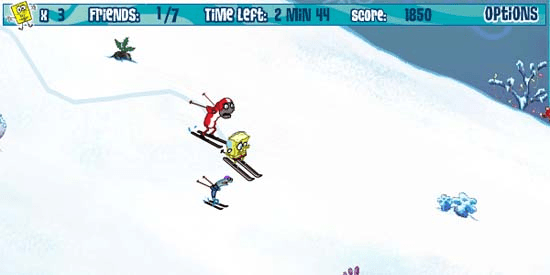 Spongebob Avalanche at Planktons Peak