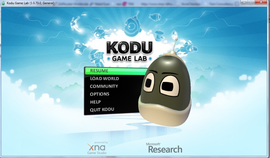 Main Menu