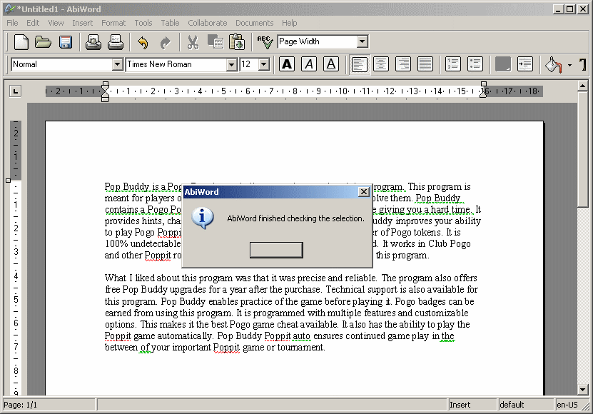 Abiword Completed