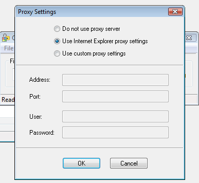 proxy settings