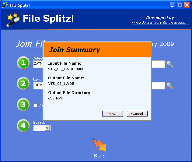 Join Files Process