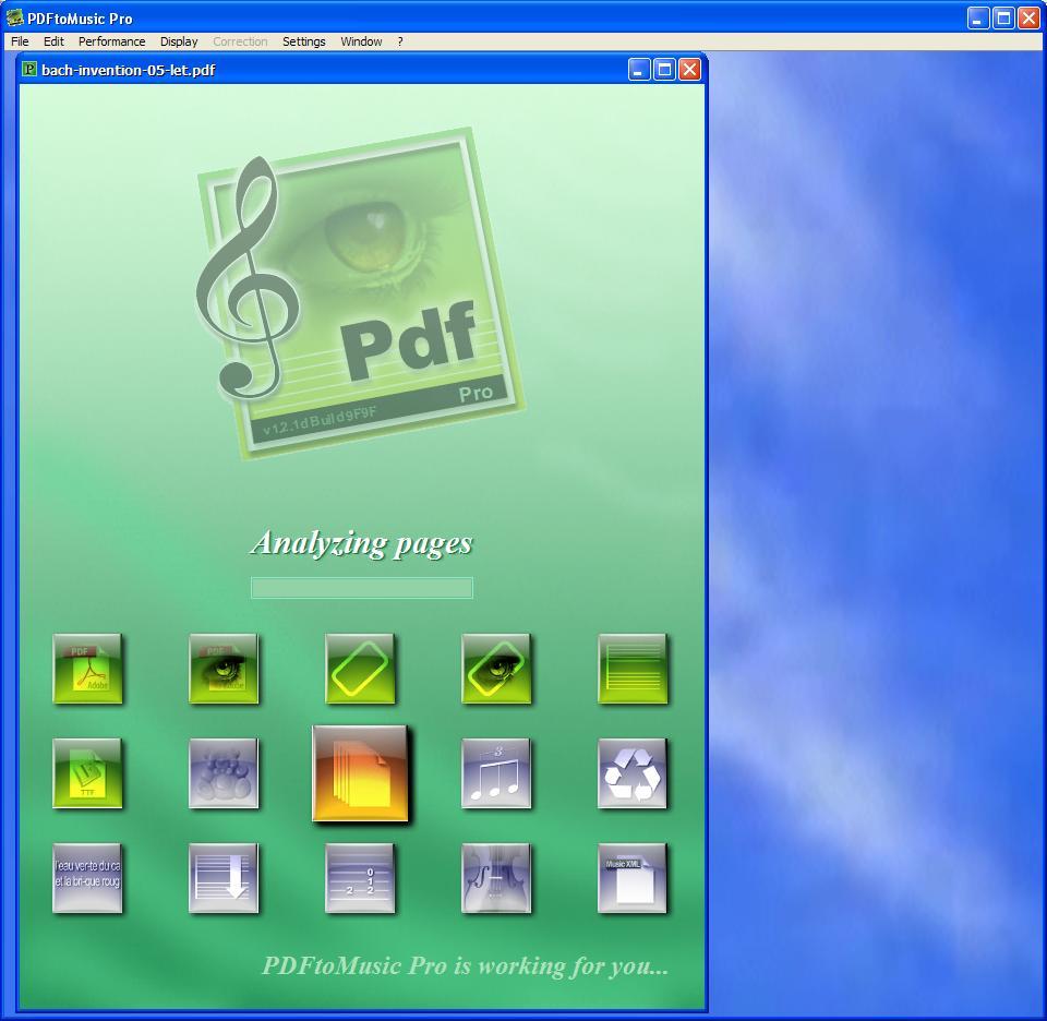 Processing Sheet Music on PDF