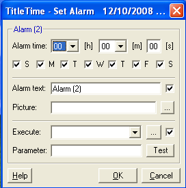 Set alarm 