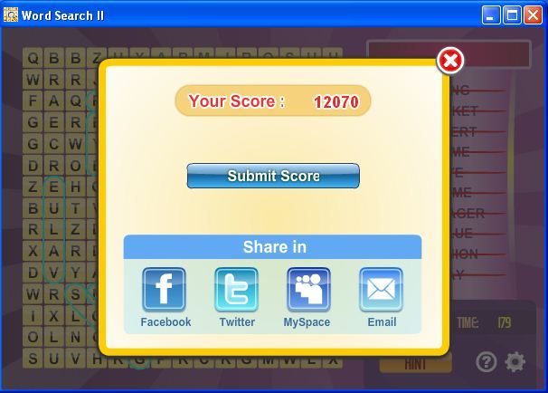 Share your score