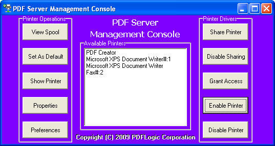 Management Console