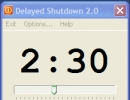 Initial Window to set shutdown time.