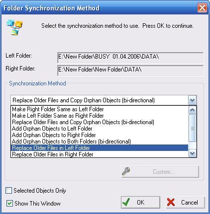 Synchronization methods