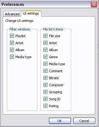 UI Settings