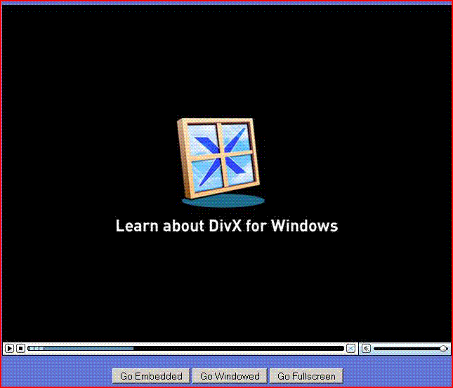 DivX Tutorial Welcome Screen