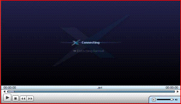DivX Connecting Screen