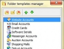 Folder templates manager