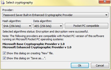 Cryptographic options