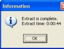 Extract is complete