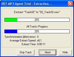 Extraction to WAV