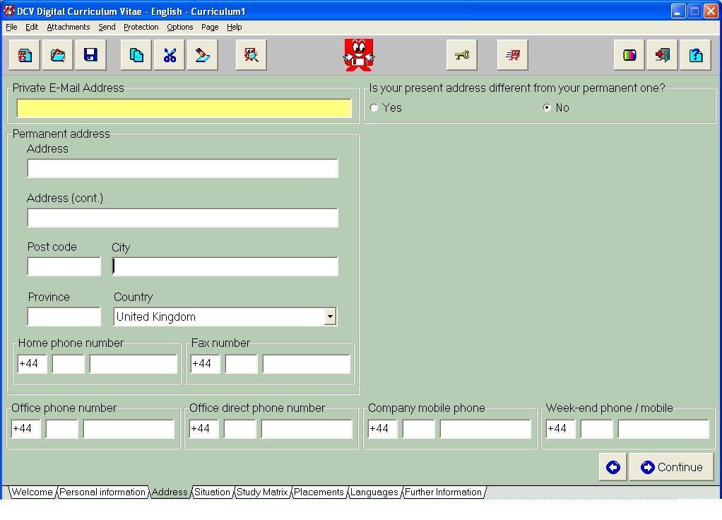 Address information