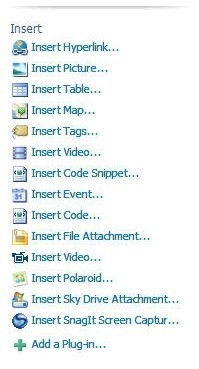 SnagIt Screen Capture Plugin in Sidebar