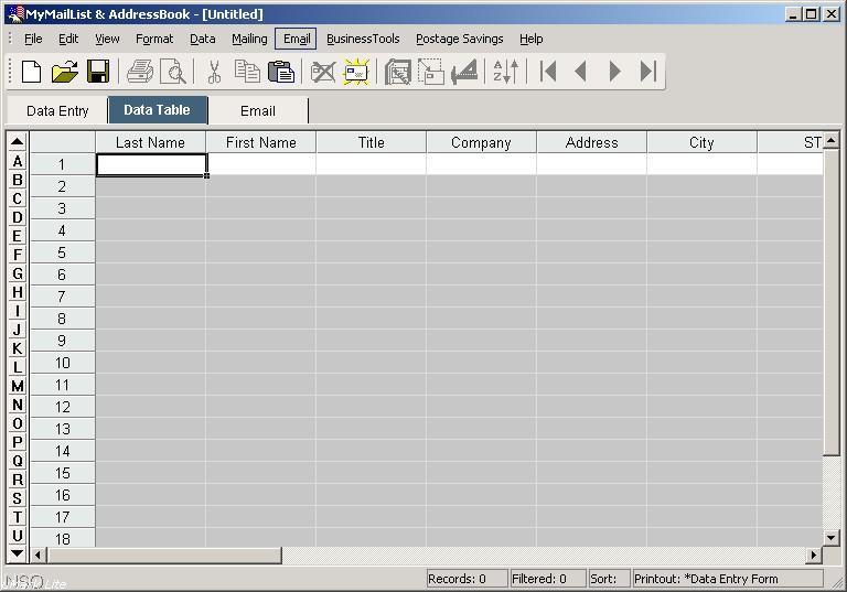 Data Table