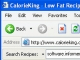 CalorieKing Joslin Browser Toolbar