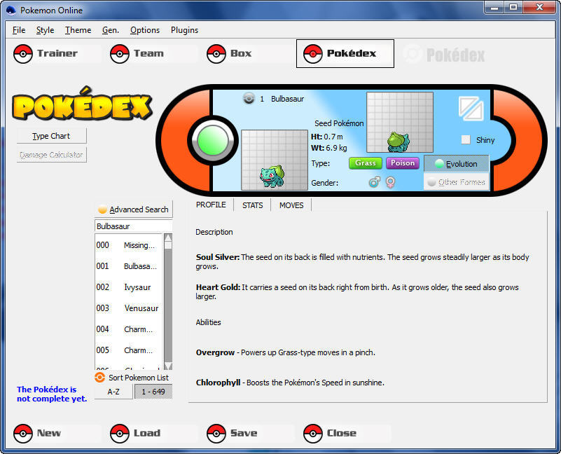 Pokedex Window