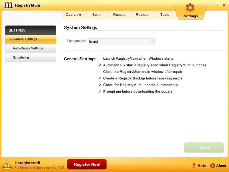 General Settings