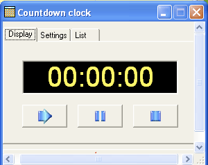 COUNTDOWN CLOCK