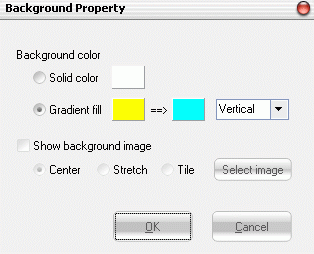 Background settings