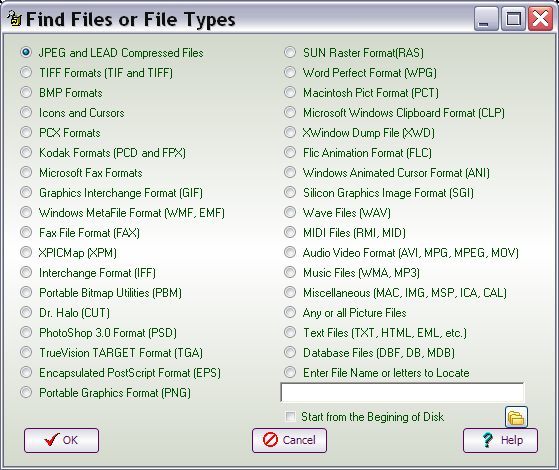 Find files