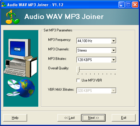 MP3 Parameters Configuration