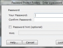 Enter a Password Window