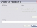 Create CD-Recordable