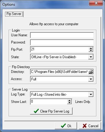 FTP Options