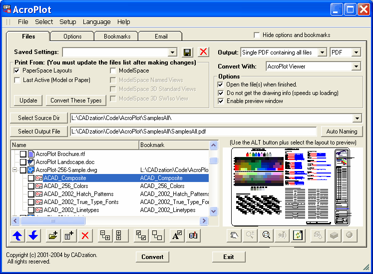 Main interface