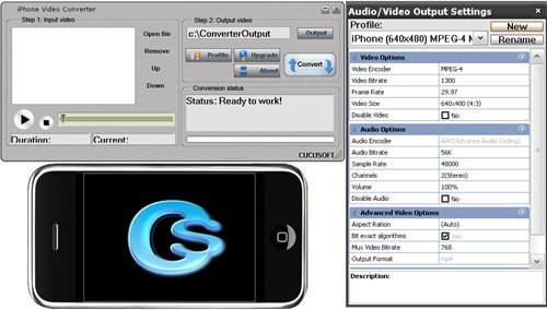 Video and Audio settings